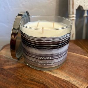 Bath & Body Works Power Onyx 3 Wick Candle New